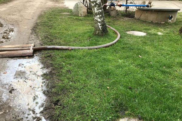 Drikkevandsboring med synligt råvand